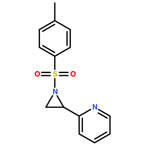 2-[1-(4-METHYLPHENYL)SULFONYLAZIRIDIN-2-YL]PYRIDINE 