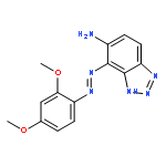 1H-BENZOTRIAZOL-5-AMINE, 4-[(2,4-DIMETHOXYPHENYL)AZO]-