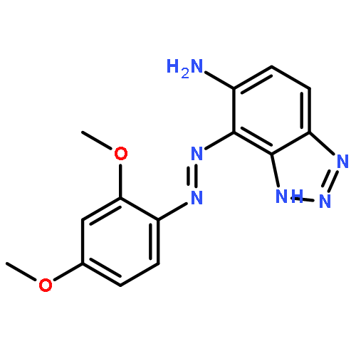 1H-BENZOTRIAZOL-5-AMINE, 4-[(2,4-DIMETHOXYPHENYL)AZO]-