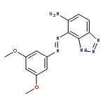 1H-Benzotriazol-5-amine, 4-[(3,5-dimethoxyphenyl)azo]-