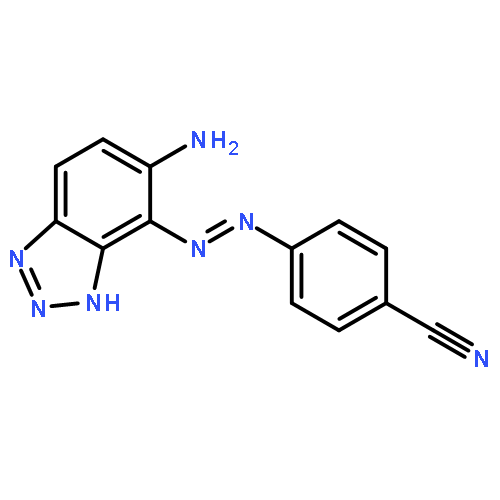 Benzonitrile, 4-[(5-amino-1H-benzotriazol-4-yl)azo]-