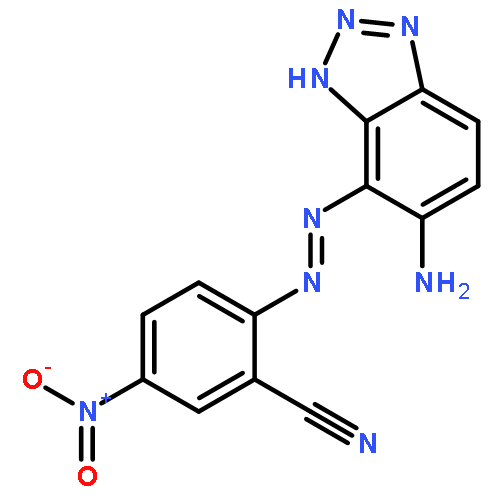 Benzonitrile, 2-[(5-amino-1H-benzotriazol-4-yl)azo]-5-nitro-