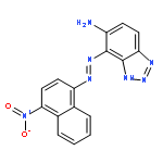 1H-BENZOTRIAZOL-5-AMINE, 4-[(4-NITRO-1-NAPHTHALENYL)AZO]-