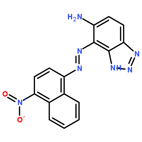 1H-BENZOTRIAZOL-5-AMINE, 4-[(4-NITRO-1-NAPHTHALENYL)AZO]-