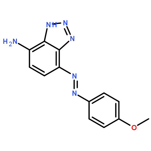 1H-BENZOTRIAZOL-4-AMINE, 7-[(4-METHOXYPHENYL)AZO]-