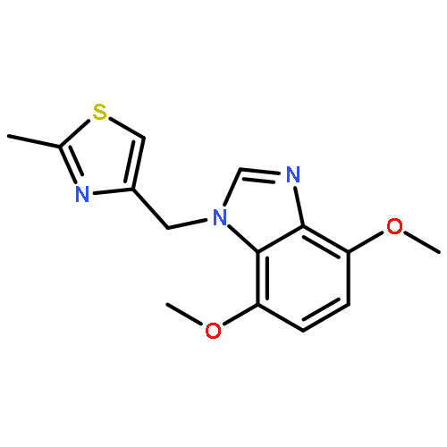 1H-BENZIMIDAZOLE, 4,7-DIMETHOXY-1-[(2-METHYL-4-THIAZOLYL)METHYL]-