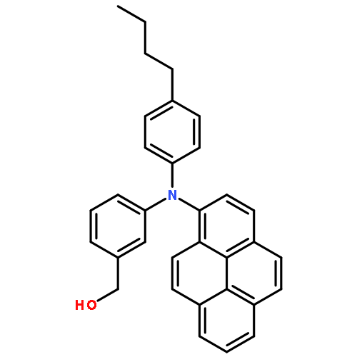 Benzenemethanol, 3-[(4-butylphenyl)-1-pyrenylamino]-