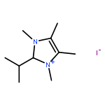 1H-Imidazolium, 1,3,4,5-tetramethyl-2-(1-methylethyl)-, iodide