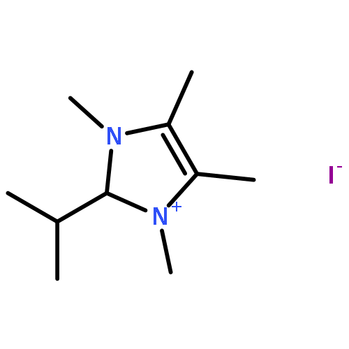 1H-Imidazolium, 1,3,4,5-tetramethyl-2-(1-methylethyl)-, iodide