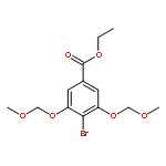 Benzoic acid, 4-bromo-3,5-bis(methoxymethoxy)-, ethyl ester