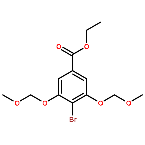 Benzoic acid, 4-bromo-3,5-bis(methoxymethoxy)-, ethyl ester