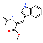 METHYL 2-ACETAMIDO-3-(1H-INDOL-3-YL)PROP-2-ENOATE 