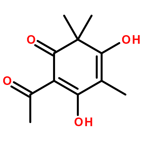 2,4-Cyclohexadien-1-one, 2-acetyl-3,5-dihydroxy-4,6,6-trimethyl-