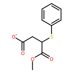 BUTANEDIOIC ACID, (PHENYLTHIO)-, 1-METHYL ESTER