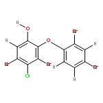 2-(2',4'-dibromophenoxy)-3,5-dibromo-4-chlorophenol