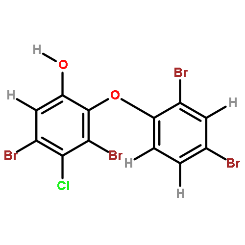 2-(2',4'-dibromophenoxy)-3,5-dibromo-4-chlorophenol