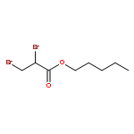 PROPANOIC ACID, 2,3-DIBROMO-, PENTYL ESTER