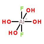 cis-AlF2(H2O)4(1+)