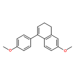 7-METHOXY-4-(4-METHOXYPHENYL)-1,2-DIHYDRONAPHTHALENE 