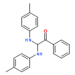 2,2-BIS(4-METHYLANILINO)-1-PHENYLETHANONE 