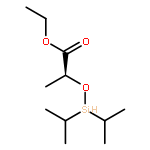 Propanoic acid, 2-[[bis(1-methylethyl)silyl]oxy]-, ethyl ester, (2S)-