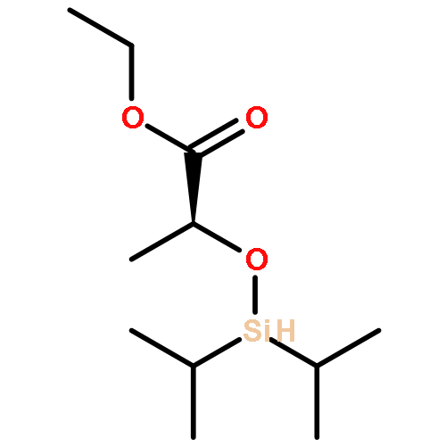 Propanoic acid, 2-[[bis(1-methylethyl)silyl]oxy]-, ethyl ester, (2S)-