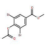 Benzoic acid, 4-(acetyloxy)-3,5-dibromo-, methyl ester