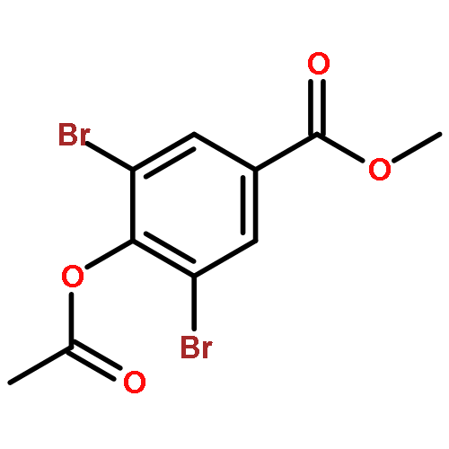 Benzoic acid, 4-(acetyloxy)-3,5-dibromo-, methyl ester