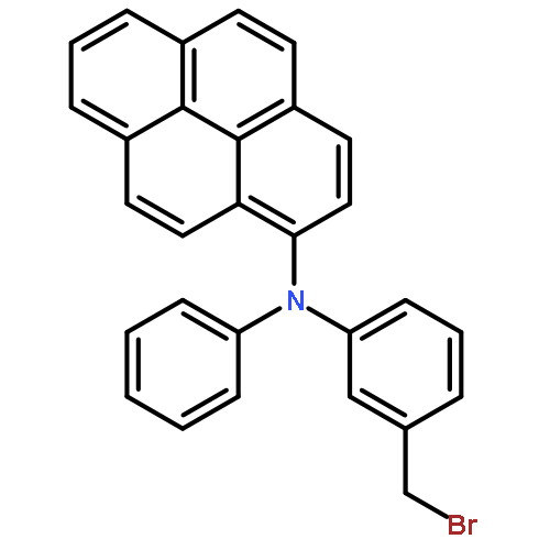 1-Pyrenamine, N-[3-(bromomethyl)phenyl]-N-phenyl-