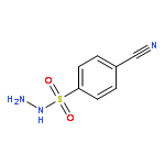 Benzenesulfonic acid, 4-cyano-, hydrazide