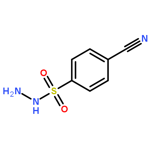 Benzenesulfonic acid, 4-cyano-, hydrazide