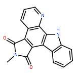 PYRIDO[2,3-A]PYRROLO[3,4-C]CARBAZOLE-5,7(6H,12H)-DIONE, 6-METHYL-