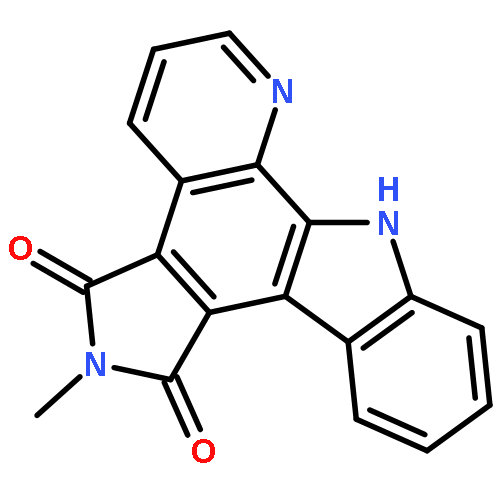 PYRIDO[2,3-A]PYRROLO[3,4-C]CARBAZOLE-5,7(6H,12H)-DIONE, 6-METHYL-