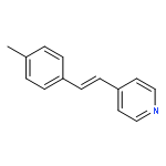 Pyridine, 4-[2-(4-methylphenyl)ethenyl]-