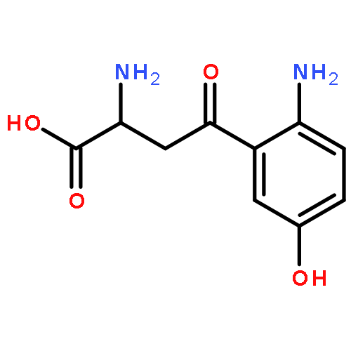 2-amino-4-(2-amino-5-hydroxyphenyl)-4-oxobutanoic acid