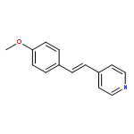 Pyridine, 4-[2-(4-methoxyphenyl)ethenyl]-