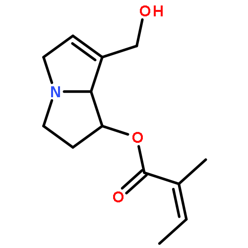 (1S,7aR)-7-(hydroxymethyl)-2,3,5,7a-tetrahydro-1H-pyrrolizin-1-yl (2Z)-2-methylbut-2-enoate