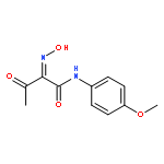 2-HYDROXYIMINO-N-(4-METHOXYPHENYL)-3-OXOBUTANAMIDE 