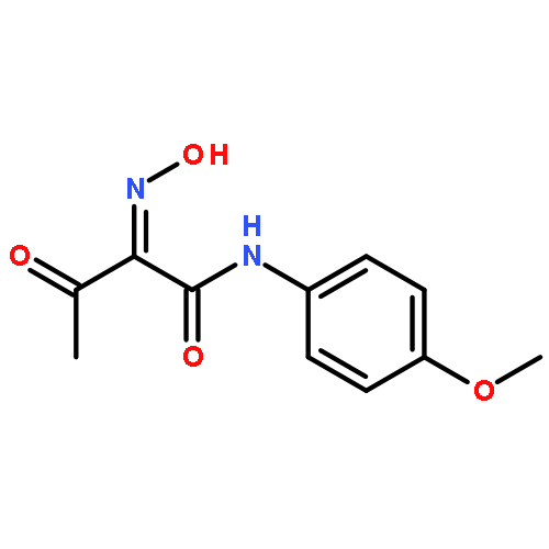 2-HYDROXYIMINO-N-(4-METHOXYPHENYL)-3-OXOBUTANAMIDE 