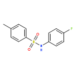 BENZENESULFONAMIDE, N-(4-FLUOROPHENYL)-4-METHYL-