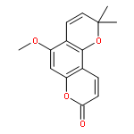 5-METHOXY-2,2-DIMETHYLPYRANO[2,3-H]CHROMEN-8-ONE 