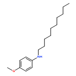 BENZENAMINE, N-DECYL-4-METHOXY-