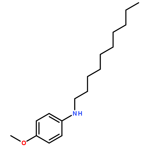 BENZENAMINE, N-DECYL-4-METHOXY-