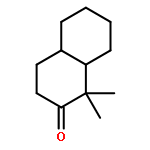 2(1H)-Naphthalenone, octahydro-1,1-dimethyl-, trans-