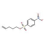 Benzenesulfonic acid, 4-nitro-, 4-pentenyl ester