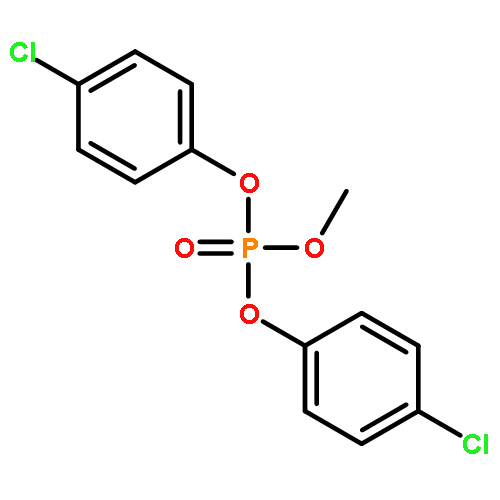 Phosphoric acid, bis(4-chlorophenyl) methyl ester