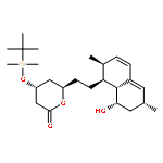 4-(TERT-BUTYL-DIMETHYL-SILANYLOXY)-6-[2-(8-HYDROXY-2,6-DIMETHYL-1,2,6,7,8,8A-HEXAHYDRO NAPHTHALEN-1-YL)-ETHYL]-TETRAHYDRO-PYRAN-2-ONE 