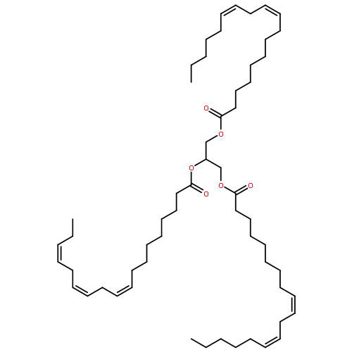 2-linolenoyloxy-1,3-bis-linoloyloxy-propane