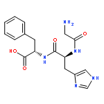 L-PHENYLALANINE, N-(N-GLYCYL-L-HISTIDYL)-