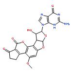 (6aS,8R,9R,9aR)-8-(2-amino-6-oxo-3,6-dihydro-9H-purin-9-yl)-9-hydroxy-4-methoxy-2,3,6a,8,9,9a-hexahydrocyclopenta[c]furo[3',2':4,5]furo[2,3-h]chromene-1,11-dione